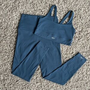 Women’s SET Active Blue Workout Set